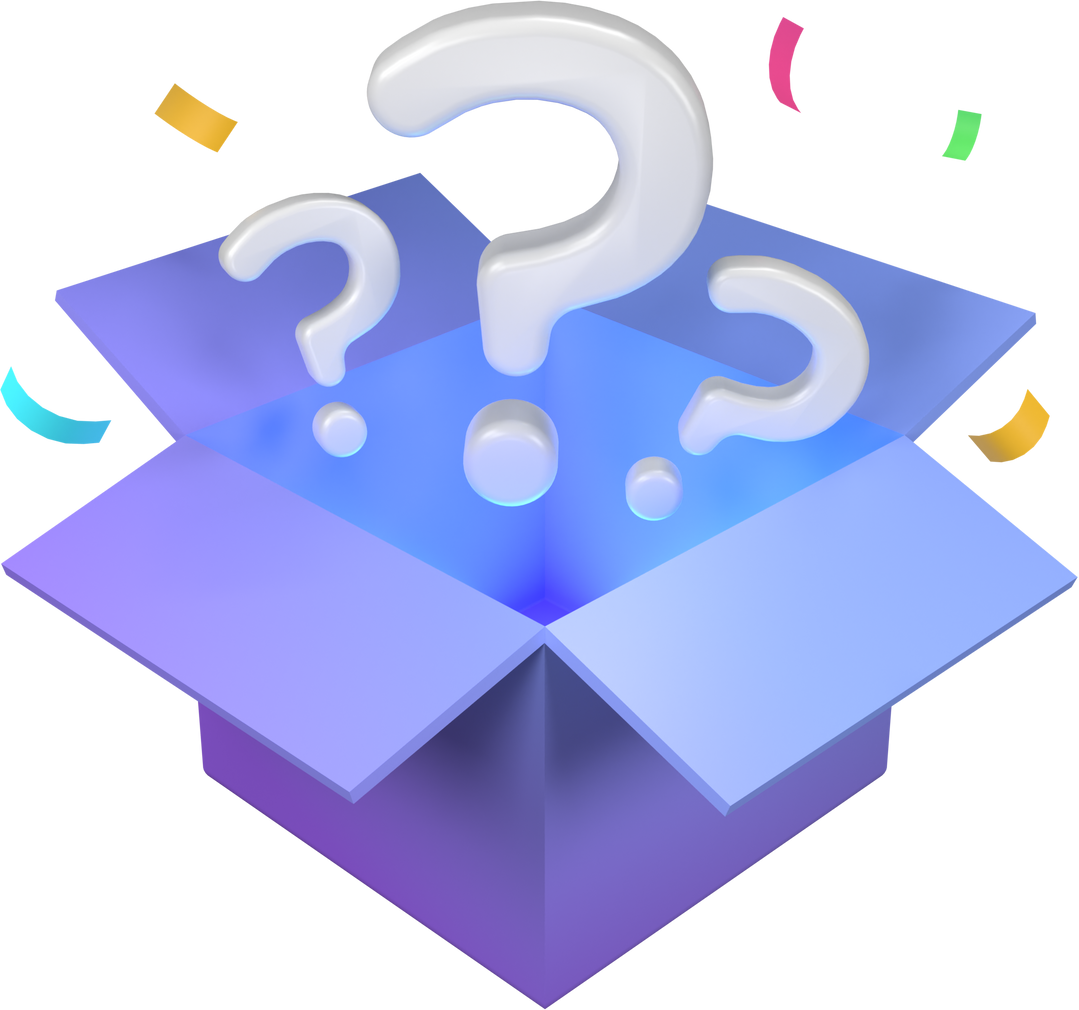 Mystery Box 3D Illustration